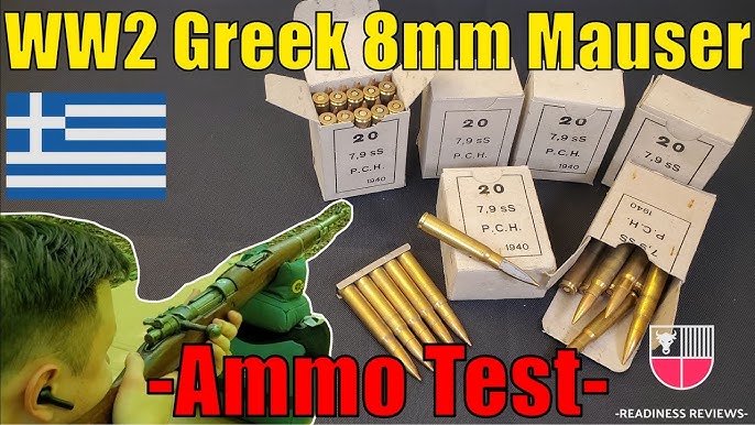 TESTING German WWII Surplus AP SmK Ammo Armor Piercing 8MM Mauser 7.92x57  Milsurp Ammunition Review - YouTube