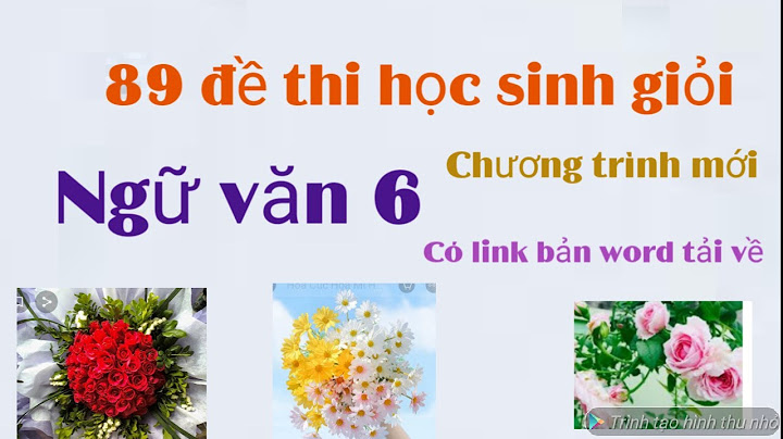 Bộ đề bồi dưỡng học sinh giỏi văn 6