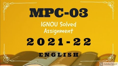 IGNOU MPC 3 SOLVED ASSIGNMENT 2021-22 Personality Theories and Assessment  IGNOU SOLVED ASSIGNMENT