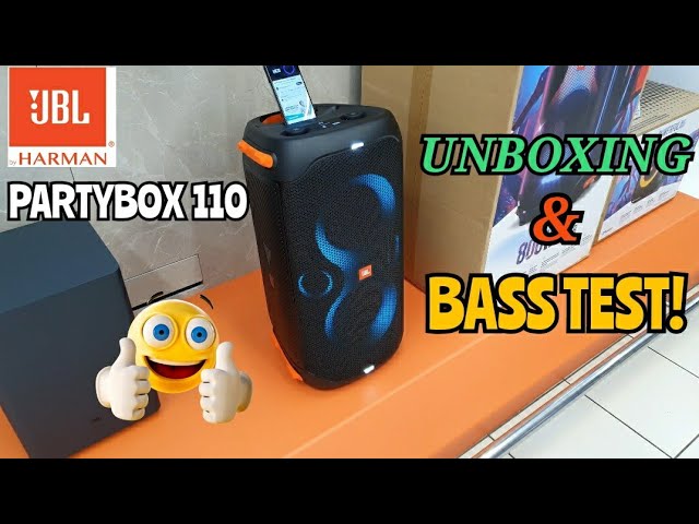 JBL PARTYBOX 310  Unboxing & Basstest 