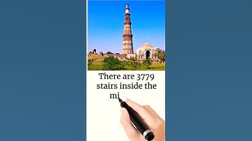 There are 3779 stairs inside the minaret.  #shorts #trending