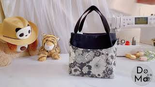 微笑隨行提袋 - Smiling wander bag  | 免費版型 - Free pattern | DoMa Handmade | Bag sewing