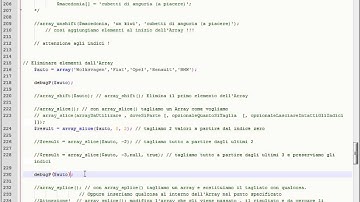7.4 - Array (Vettori) - Funzioni per lavorare con array (Parte2/2) #PHP - vCourse[#withArtur]