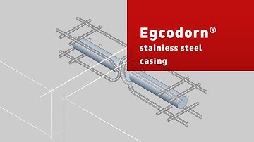 Egcodorn® - high-strength steel core, encased in a stainless steel jacket