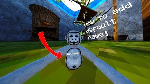 How to make a default name to your gtag fan game!