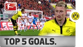 Marco reus - top 5 goals - borussia dortmund