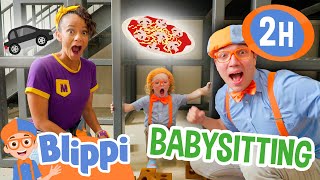 Blippi And Meekah Babysitting Adventures  Blippi | Educational Kids Videos | After School Club