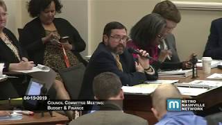 04/15/19 Budget and Finance Committee