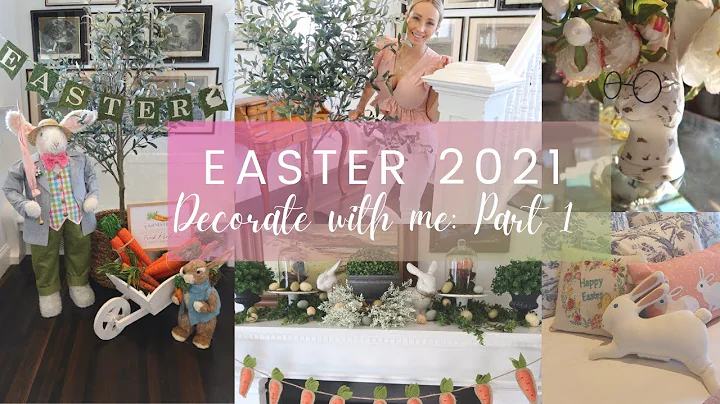 2021 EASTER DECORATE WITH ME // PART ONE // TRADITIONAL EASTER HOME DECOR  LAUREN NICHOLSEN