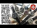 The Best Swiss Pilot Watches $1000 to $4000: Fortis, IWC, Bell & Ross, Oris, & Breitling