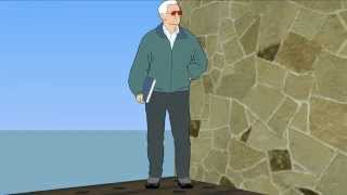 SketchUp Platforming Level Design: Flythrough