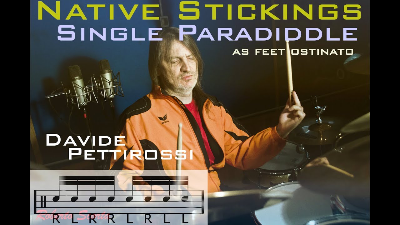 Davide Pettirossi Native Stickings series-N° 2-SingleParadiddle