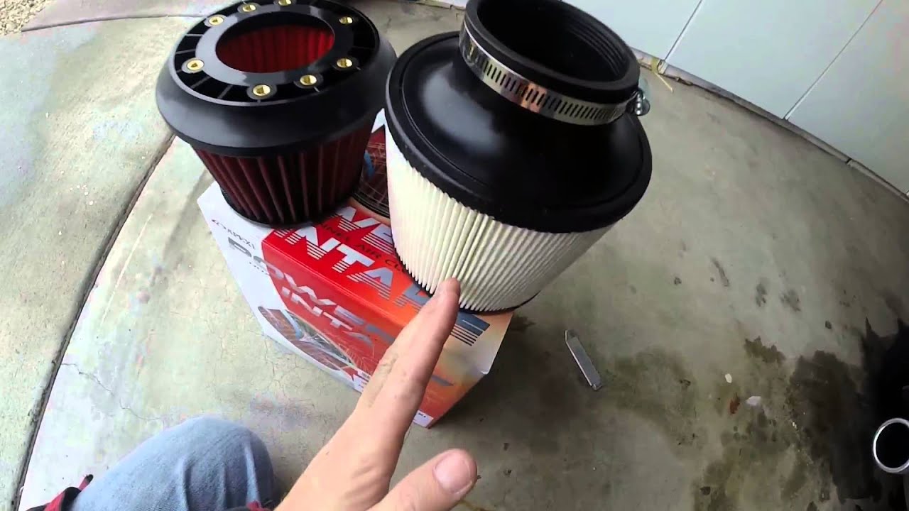 Apexi Filter vs Neuspeed PFlo Filter Visual Comparison Vlog YouTube