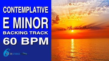 E MINOR BACKING TRACK | Six String Studies