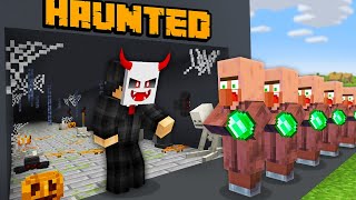 minecraft but i open a haunted house!