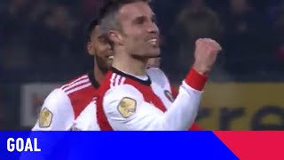 Van Persie SCOORT HEERLIJK bij Rentree | Feyenoord - FC Groningen (08-02-2018) | Goal