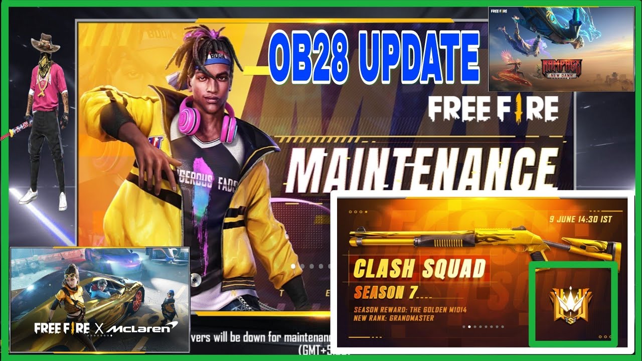 OB28 UPDATE DETAILS || Free Fire Ob28 Update New Updates Details. 
