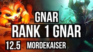 RANKED MORDEKAISER FUI TOP DANO * PEGUEI O MEU MAIN CONTRA UM GNAR TOP E O  ELO VEIO - LOL 2020