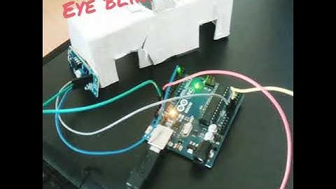 Vehicle/train Accident Prevention Using Eye Blink | KIET GHAZIABAD | ARDUINO