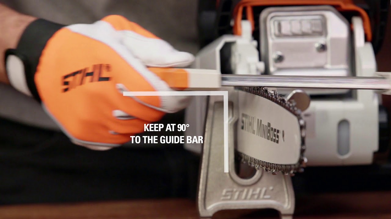 How to Sharpen Your Chainsaw Chain FINAL - YouTube