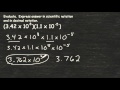 Scientific Notation and Decimal Notation Quiz