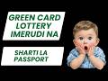 GREEN CARD LOTTERY IS BACK NEW TERMS