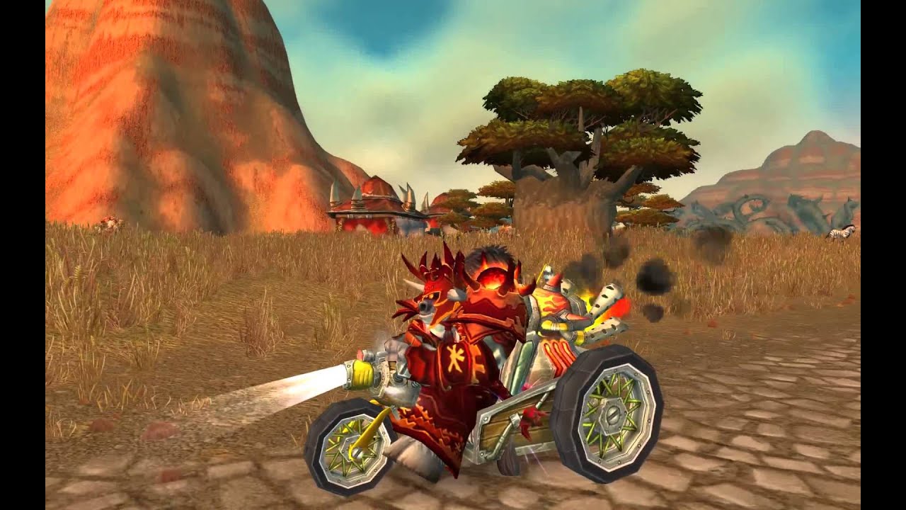 World of Warcraft WoD - Goblin Turbo-Trike mount (WoW patch 6.0.3)