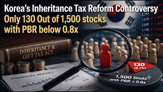 [KFT Topic] Korea's New Inheritance Tax Rule Targets Just 130 of 1,500 Undervalued Stocks