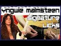 Yngwie malmsteen signature licks phrygian dominant guitar lesson  tab