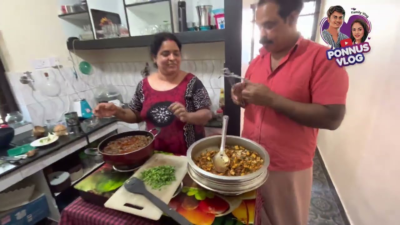 അച്ഛനും മോനും കുടി ആദിയം ആയി ഉണ്ടാക്കിയ food | PONNUS VLOG | UPPUM MULAKUM LITE