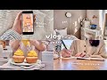 7:00 start⛅️ a productive day in my life👩🏻💻 morning activity, cooking, baking🧁