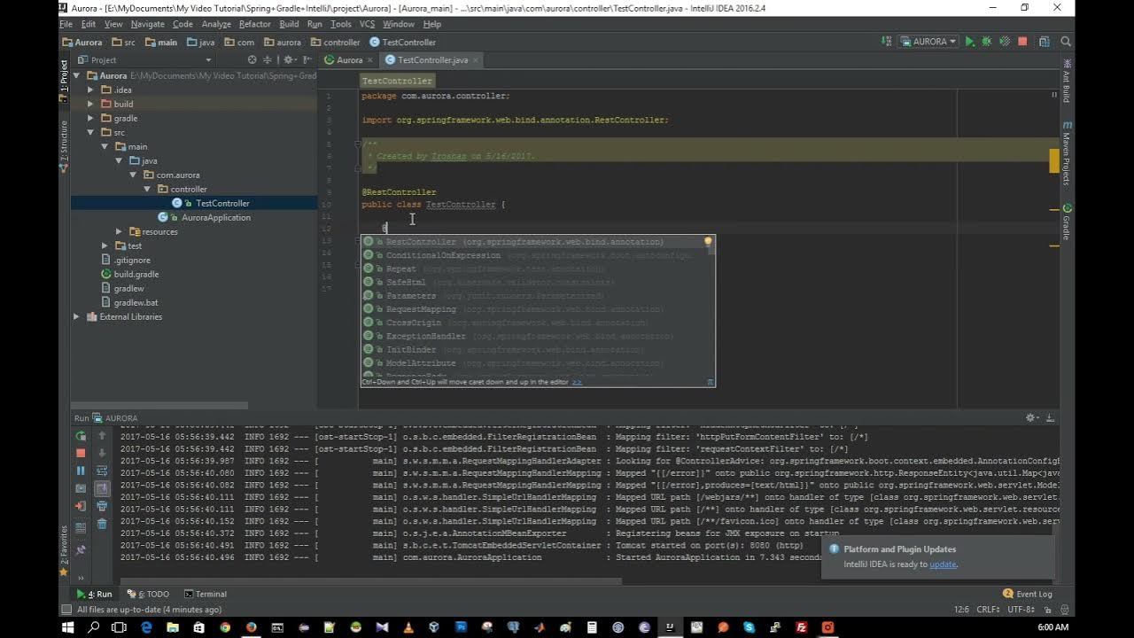 Tutorial 03 Create REST API - YouTube
