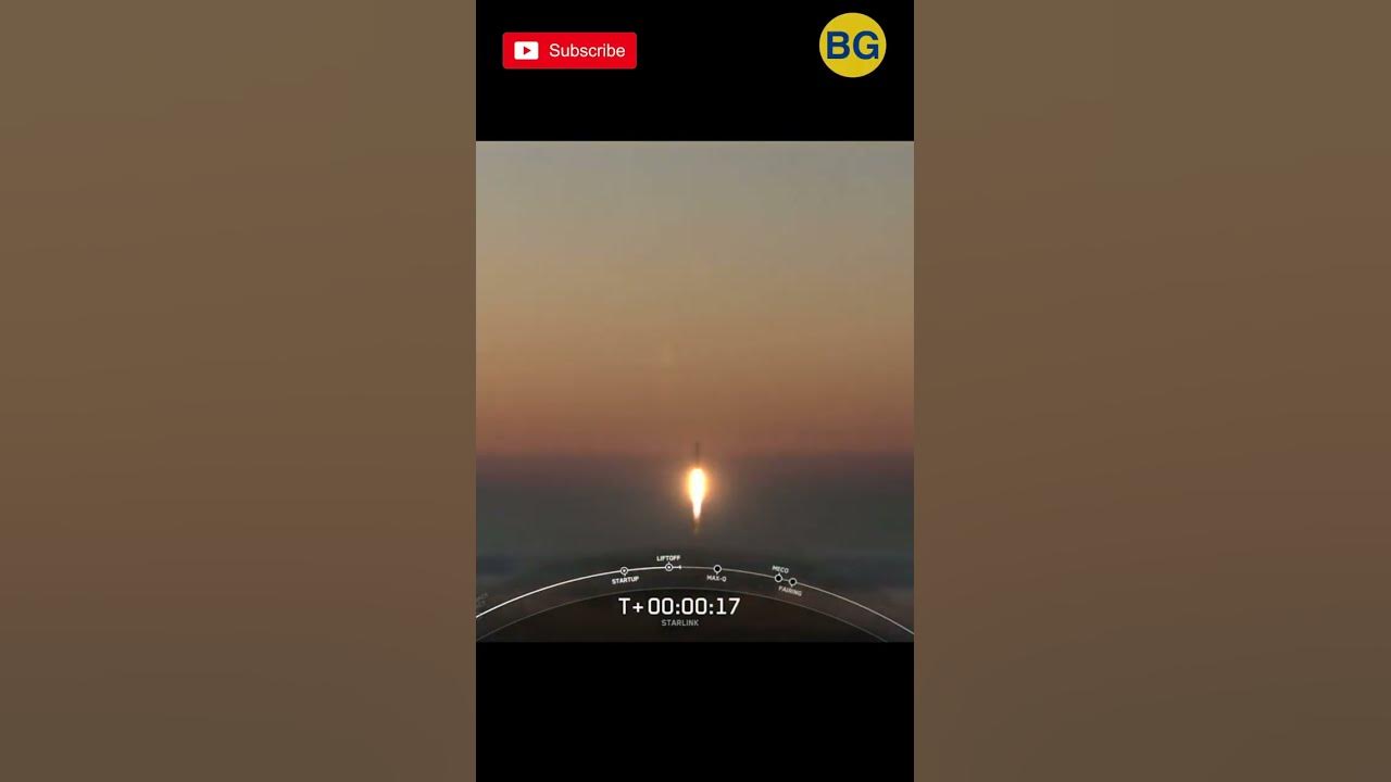 SpaceX Falcon 9 Starlink Takeoff and Landing Today [Elon Musk] - YouTube