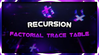 A Level Recursion 1