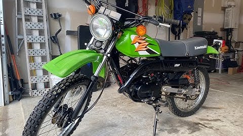 1998 Kawasaki KE100 Oil Injection Test   How to Tell if the Oil Pump is Working