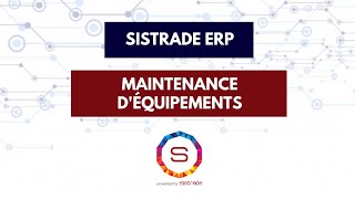 ERP Logiciel de Maintenance d'Équipements