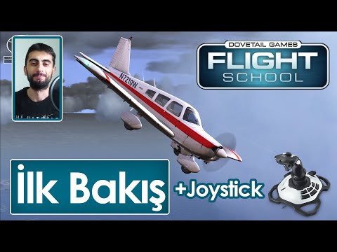 Dovetail Games Flight School - İlk Bakış Logitech Extreme 3D Pro Joystick (Türkçe #1)