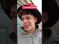 WHAT AMERICANS THINK ABOUT CANADIANS Shorts Comedy Canada Canadian American 