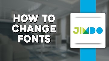 How To Change Fonts in Jimdo Website (Quick & Easy)