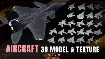 How to Texture Aircraft 3D Model