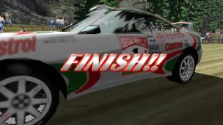 sega rally 2 arcade secret celica, plus stutter fix