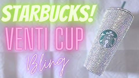 How to BLING a Starbucks Venti Cup! - BACK to the Basics! - For Beginners! 🐣