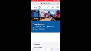 How to Find the UTA Frontrunner Schedule