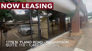 Flex Space for Lease – 1,482 SF | 1778 N Plano Rd, Ste. 110 – Richardson, TX