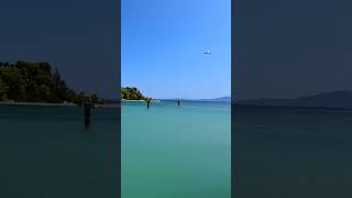 Private Jet Landing at Corfu #shortsfeed #shorts #greece #corfu #planespotting #holiday