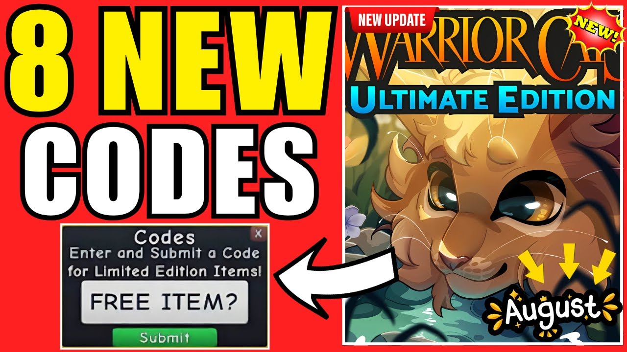 [AUGUST CODES] ROBLOX WARRIOR CATS CODES 2025 - WARRIOR CATS ULTIMATE ...