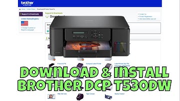 How To Download & Install Brother DCP T530DW Printer Driver in Windows 10/11