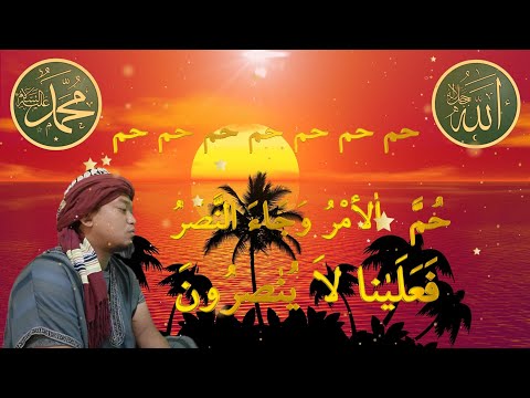 الذكر حم حم حم حم حم حم حم ح م ا لأ م ر و ج اء الن ص ر ف ع ل ي ن ا لا ي ن ص ر ون