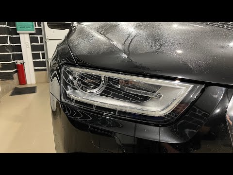Audi Q3 - ремонт фар замена линз диодные линзы Competizione 4k