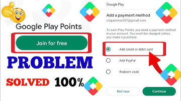 play points join for free problem || add payment method || play point google play || play point 🤔